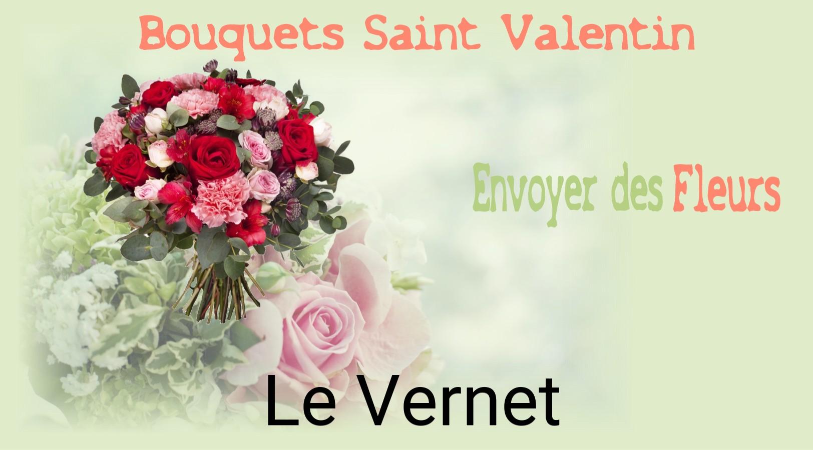 Roses de Saint-Valentin livrées à Le Vernet